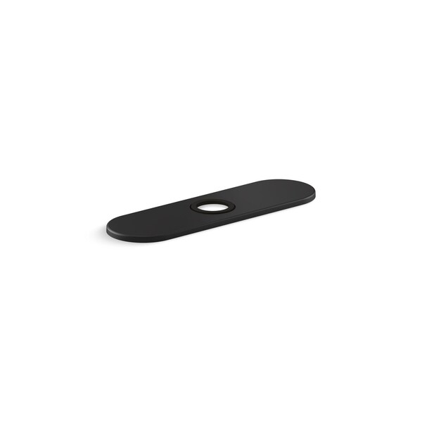 Kohler 8In Escutcheon Plate For Insight And Kinesis Faucet In Matte Black 13479-A-BL - main